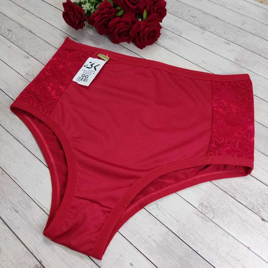 Plus Size Panties - Rojo - Ver 1