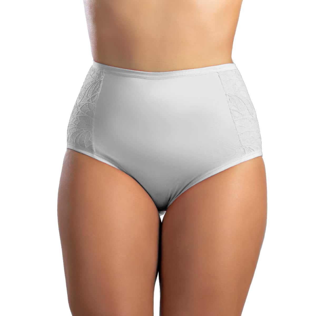 Plus Size Panties - 白色 - 查看 1