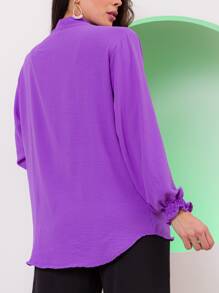 Women Cardigans - 紫色 - 查看 3