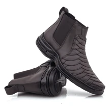 Men Boots - Cà phê nâu - Xem 7