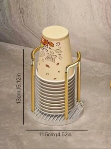 1 pieza PMMA Taza almacenamiento estante moderno Taza Estante