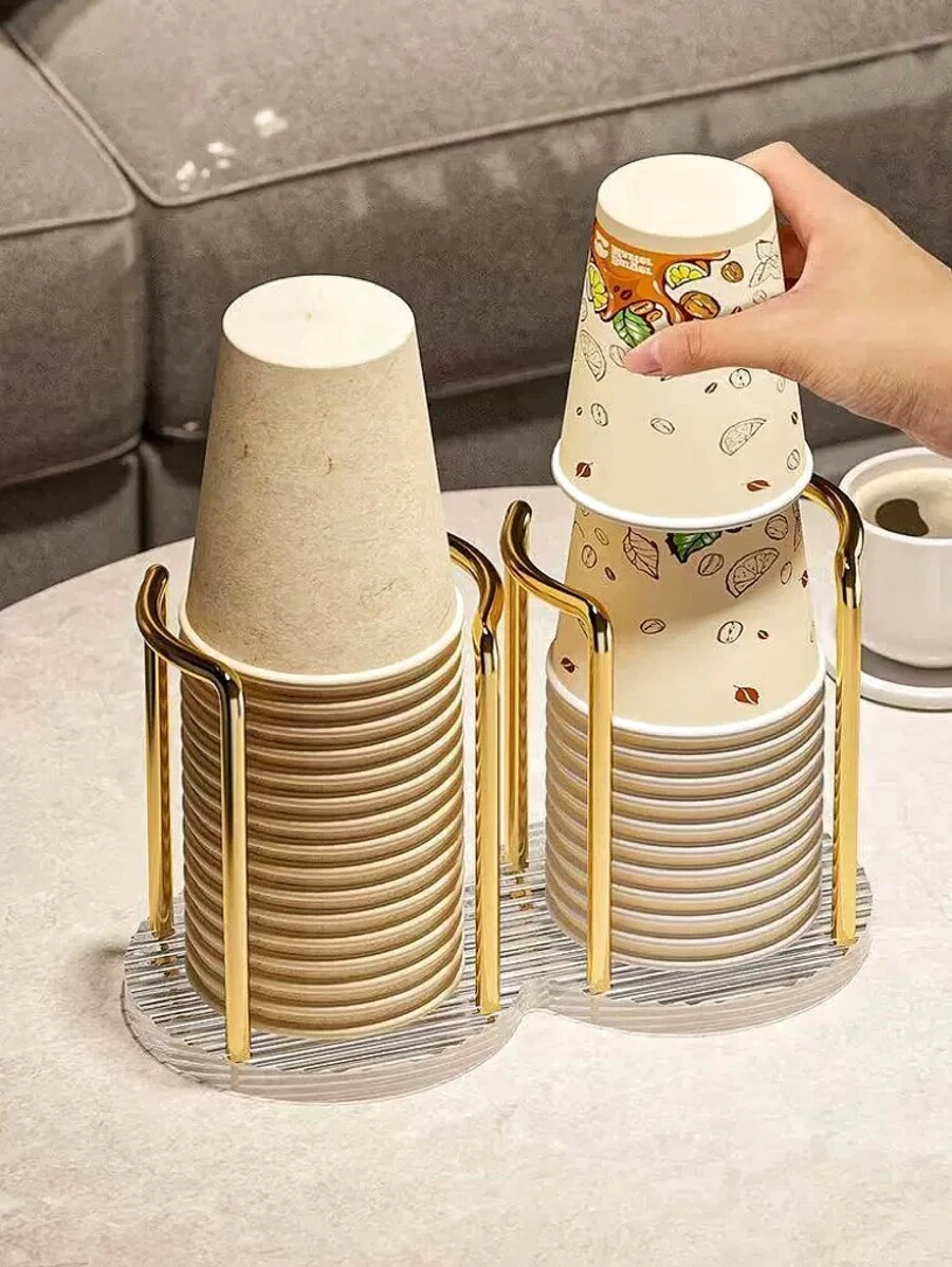 1 pieza PMMA Taza almacenamiento estante moderno Taza Estante