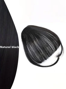 夾片頭髮劉海有鬢角 - 黑色 - 查看 2