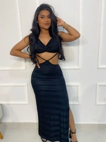 Women Dresses - 黑色 - 查看 2