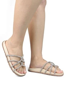 Women Flat Sandals - 白色 - 查看 2