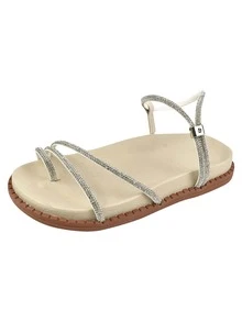 Women Flat Sandals - 白色 - 查看 9