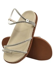 Women Flat Sandals - 白色 - 查看 3
