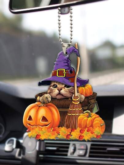 10pcs Acrylic Halloween Auto Hanging Ornament Best Gifts Birthday