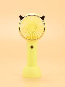 AOYI 1 件 500mAh 可充电睫毛夹，带长按 LED 灯、3 档调节、便携式手持迷你风扇，适合户外使用