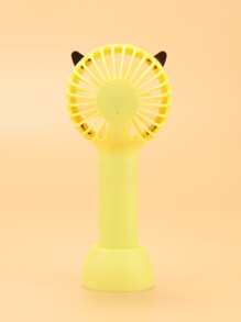 AOYI 1 件 500mAh 可充电睫毛夹，带长按 LED 灯、3 档调节、便携式手持迷你风扇，适合户外使用