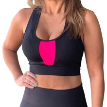 Women Sports Bras - 淺粉色 - 查看 1