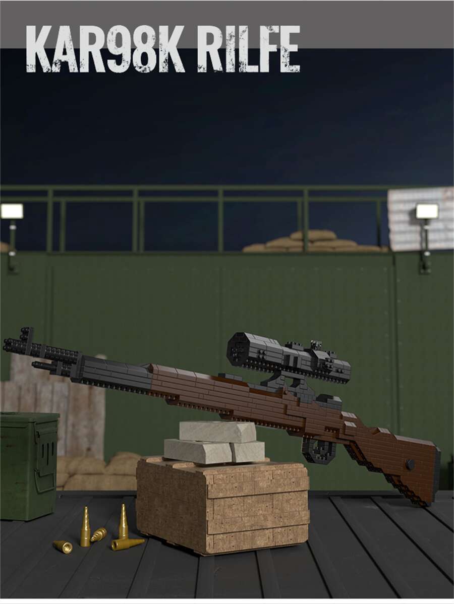 Building Block Toys Akm Assault Rifle, Ak47 Rifle, Kar98k Rifle ...