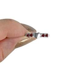 Fine Single Ring - Đỏ - Xem 4