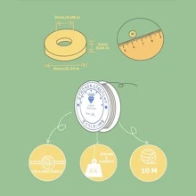 1 bộ đồ trang sức DIY làm từ gốm sứ mềm nhiều màu sắc dành cho bé gái kèm 24 hạt đất sét polymer thủ công - Nhiều màu - Xem 5