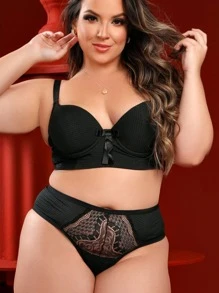 Plus Size Sexy Lingerie - Multicolor - View 1