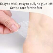 20入組隱形抗磨腳貼，防水自粘隱形腳跟防磨貼，超薄透明腳部護理保護墊，適用於鞋子、高跟鞋、皮鞋、涼鞋等 - 白色 - 查看 4