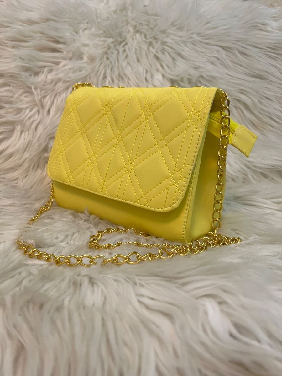 Women Crossbody - 黃色 - 查看 1