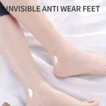 20入組隱形抗磨腳貼，防水自粘隱形腳跟防磨貼，超薄透明腳部護理保護墊，適用於鞋子、高跟鞋、皮鞋、涼鞋等 - 白色 - 查看 9