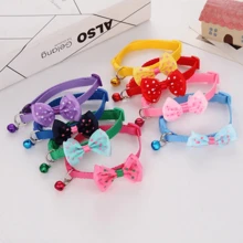 1 Miếng Cái vòng Pet , Nhiều Màu sắc sẵn có , Chó Teddy Vòng cổ , Mèo Nơ thắt Vòng cổ , Có thể điều chỉnh , Màu sắc tùy ý Chuông - Nhiều màu - Xem 7