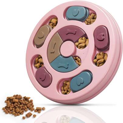 1pc Pet Feeder, Pet Puzzle Feeder Toy, Dog Puzzle Toy, Cat And Dog Hide And Seek Feeder, Cat And Dog Food Tray, Pet Training Toy, Pet Interactive Food Bowl, Pet Seek Food Bowl, Pet Food Bowl, Pet Food Partition Game Plate, Pet Anti-Choke Bowl, Pet Supplies, Dog Puzzle Toy Boredom Reliever, Puppy IQ Training Game Feeder, Cat And Dog Foraging Toy, Pet Entertainment Toy, For Pet Use Only