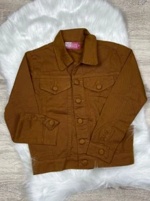 Tween Girls Denim Jackets & Coats - Lạc đà - Xem 1