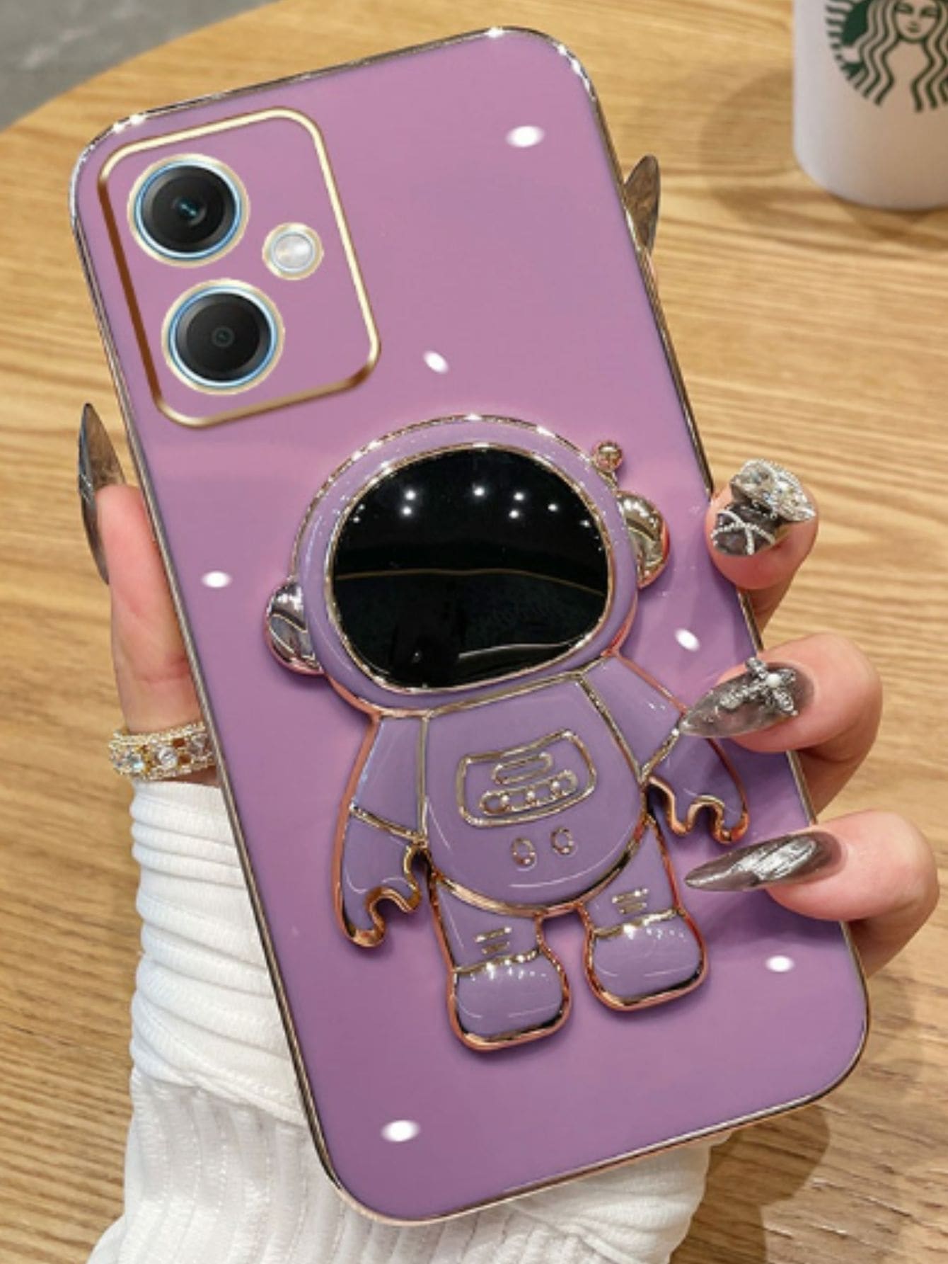Kelly Capas Cell Phone Case With Astronaut Frame For Motor0la - 彩色 - 查看 1