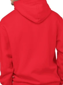 Men Sweatshirts - 紅色 - 查看 2