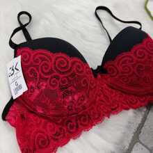 Plus Size Bras & Bralettes - Đỏ - Xem 1