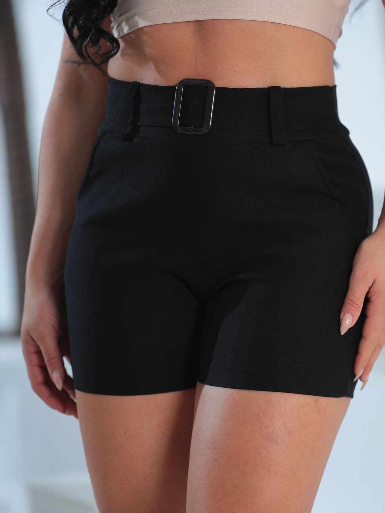 Women Shorts - màu đen - Xem 1