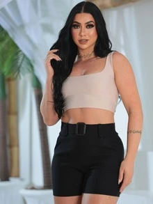 Women Shorts - màu đen - Xem 3