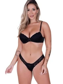 Women Bra & Panty Sets - màu đen - Xem 1