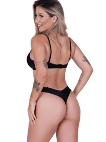 Women Bra & Panty Sets - màu đen - Xem 2