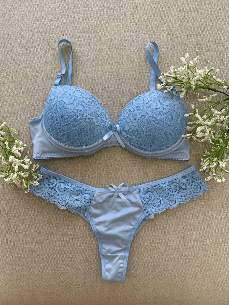 Women Bra & Panty Sets - Màu xanh lam - Xem 1