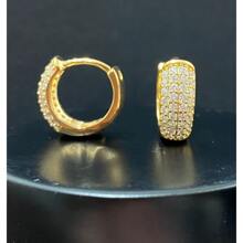 Hoop Earrings - 金色 - 查看 3