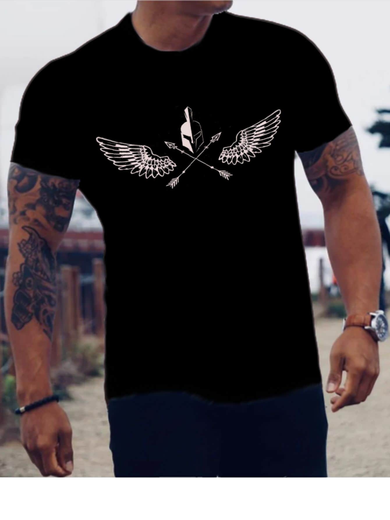 Men T-Shirts - màu đen - Xem 1