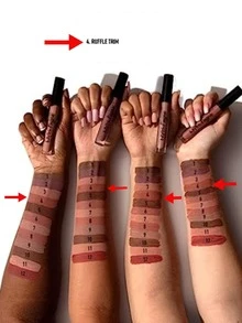 LÁPIZ LABIAL LIQUIDO LINGERIE LIP TONO NUDE MATE LIQUID LIPSTICK BARRA DE LABIOS LIQUIDO PROFESSIONAL MAKEUP - Nude Beach - Ver 4