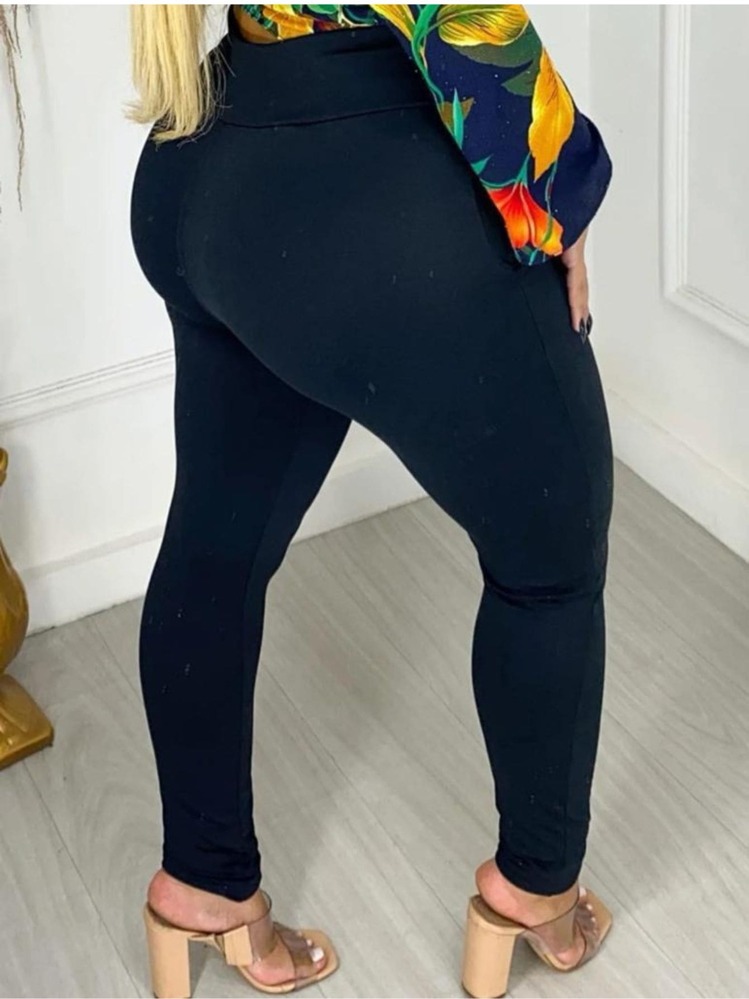 Women Pants - 黑色 - 查看 2