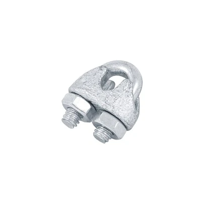 Blíster con 2 nudos (perros) de hierro para cable de 3/16" nudo-3/16 44083