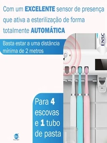 Toothbrush & Toothpaste Holders - 白色 - 查看 2