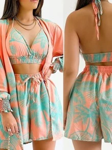 Women Two-piece Outfits - Naranja - Ver 2