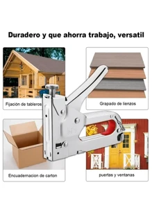 Gun Type Stapler Upholstery Heavy Duty Nailer 3 In 1. Vmingo - Silver - View 7