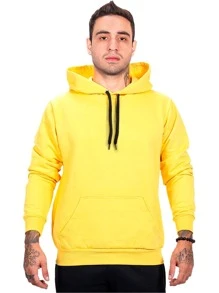 HAFIME Men Sweatshirts - 黃色 - 查看 1