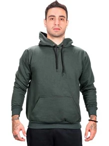 HAFIME Men Sweatshirts - Dark Green - View 1