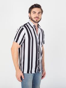 Men Shirts - Đen và trắng - Xem 4