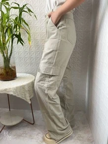 Women Jeans - Màu Xám nhạt - Xem 4