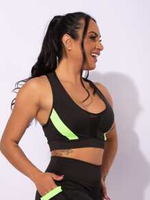 Women Sports Tees & Tanks - màu xanh lá - Xem 2