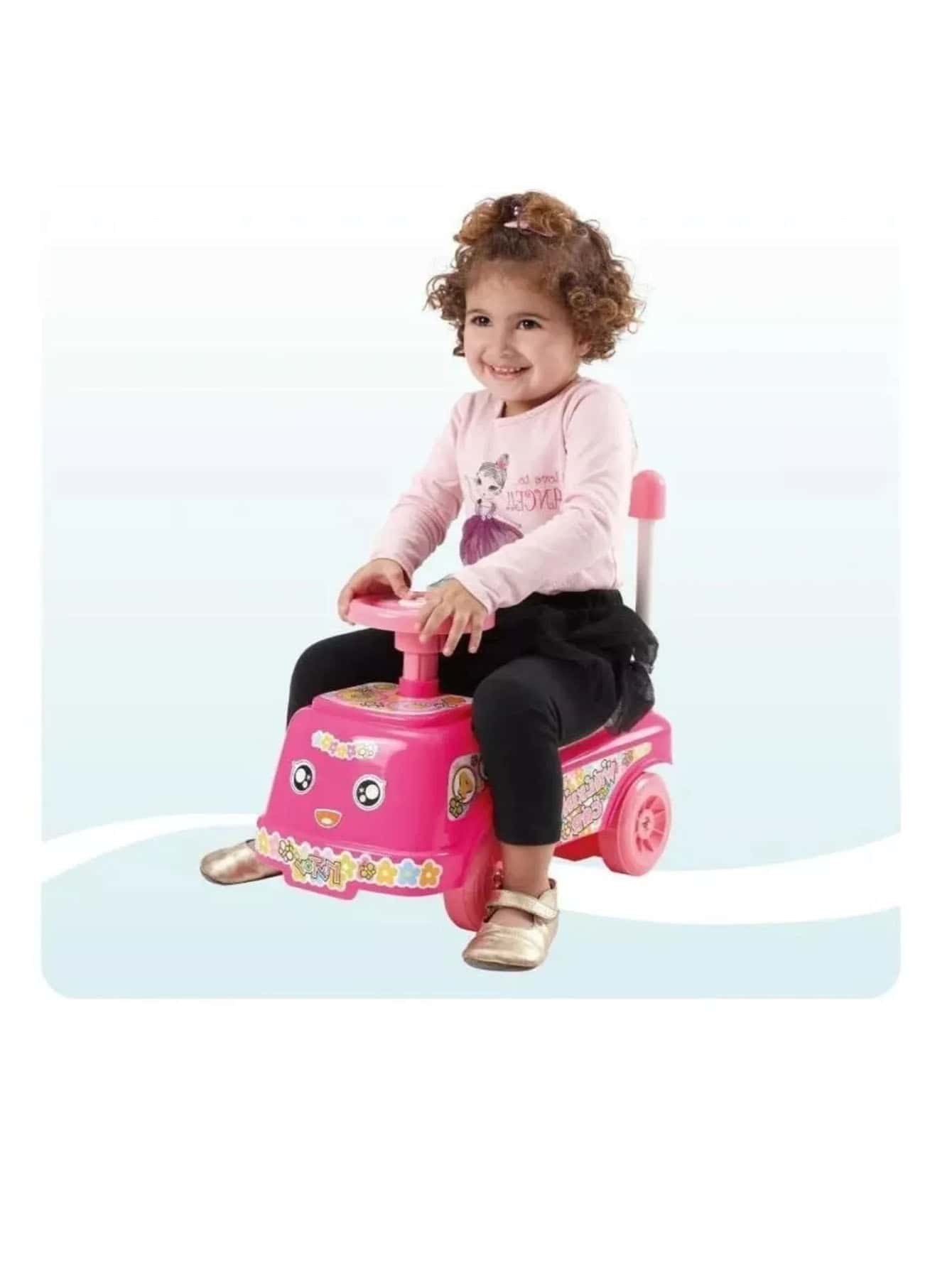 Mountable Stroller Walking Sound 5501 Mytoy - Pink - View 1