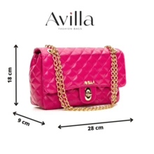 Women Tote Bags - 玫瑰紅 - 查看 6