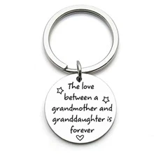 母親節生日鑰匙鏈禮物適用於奶奶,鑰匙圈禮品() - 銀色 - 查看 4