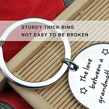 母親節生日鑰匙鏈禮物適用於奶奶,鑰匙圈禮品() - 銀色 - 查看 5